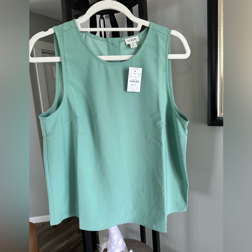 J. Crew Mint Green Tank Top